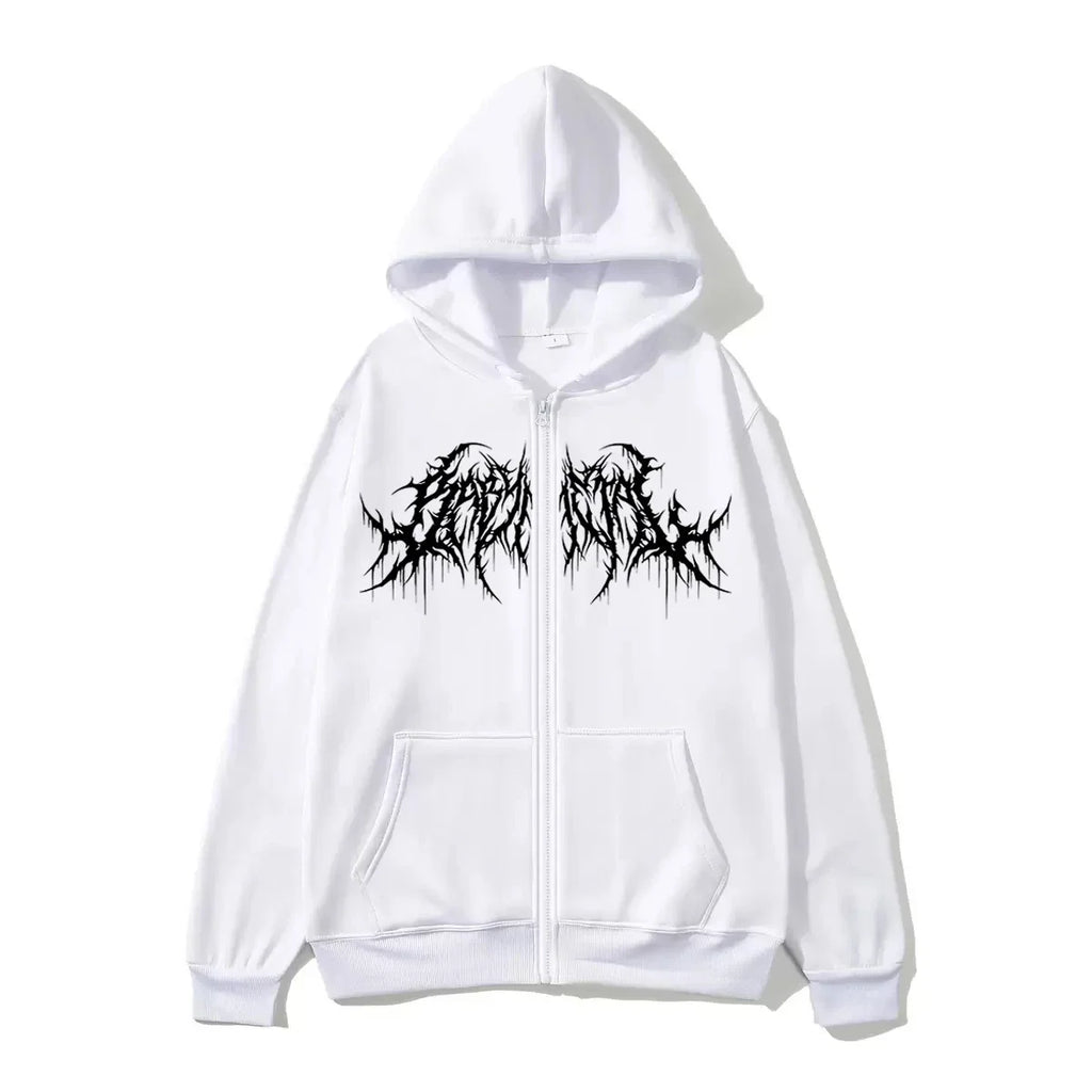 Urban Zip Graphic Hoodie