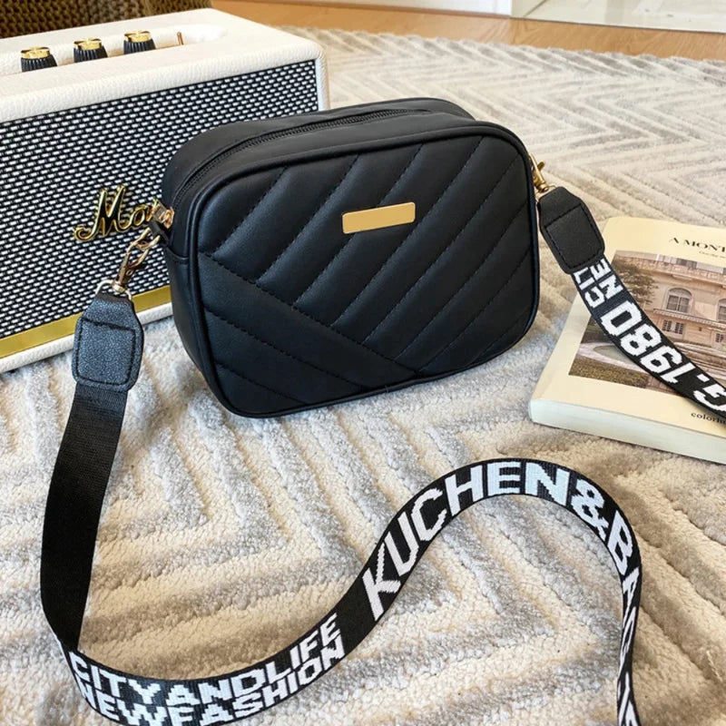Compact Everyday Crossbody Stripe Bag