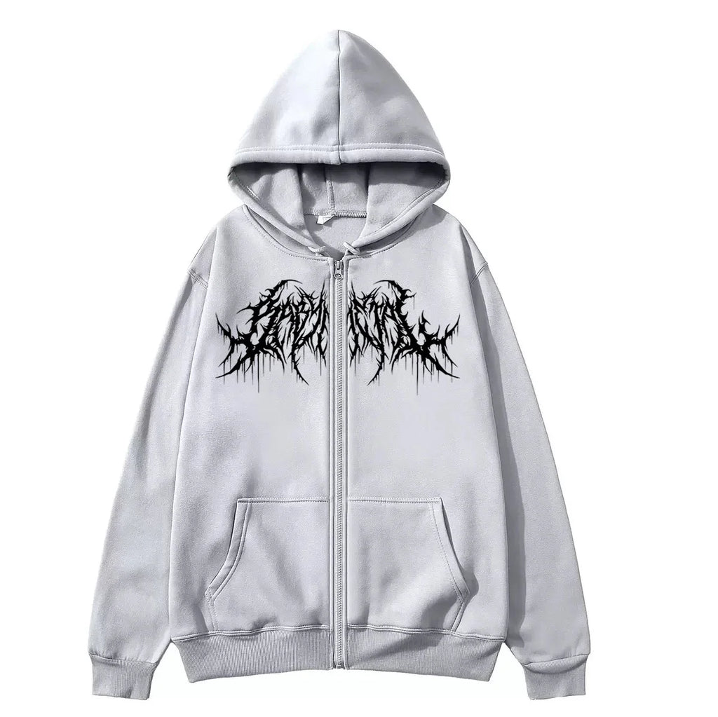 Urban Zip Graphic Hoodie