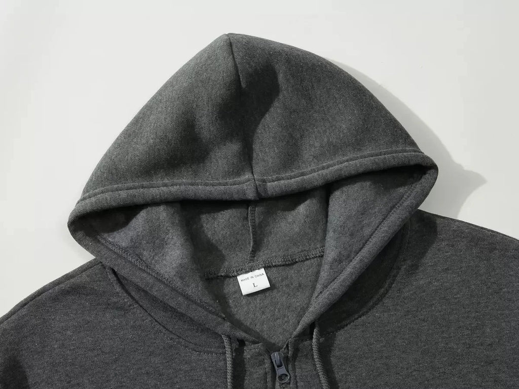 Urban Zip Graphic Hoodie