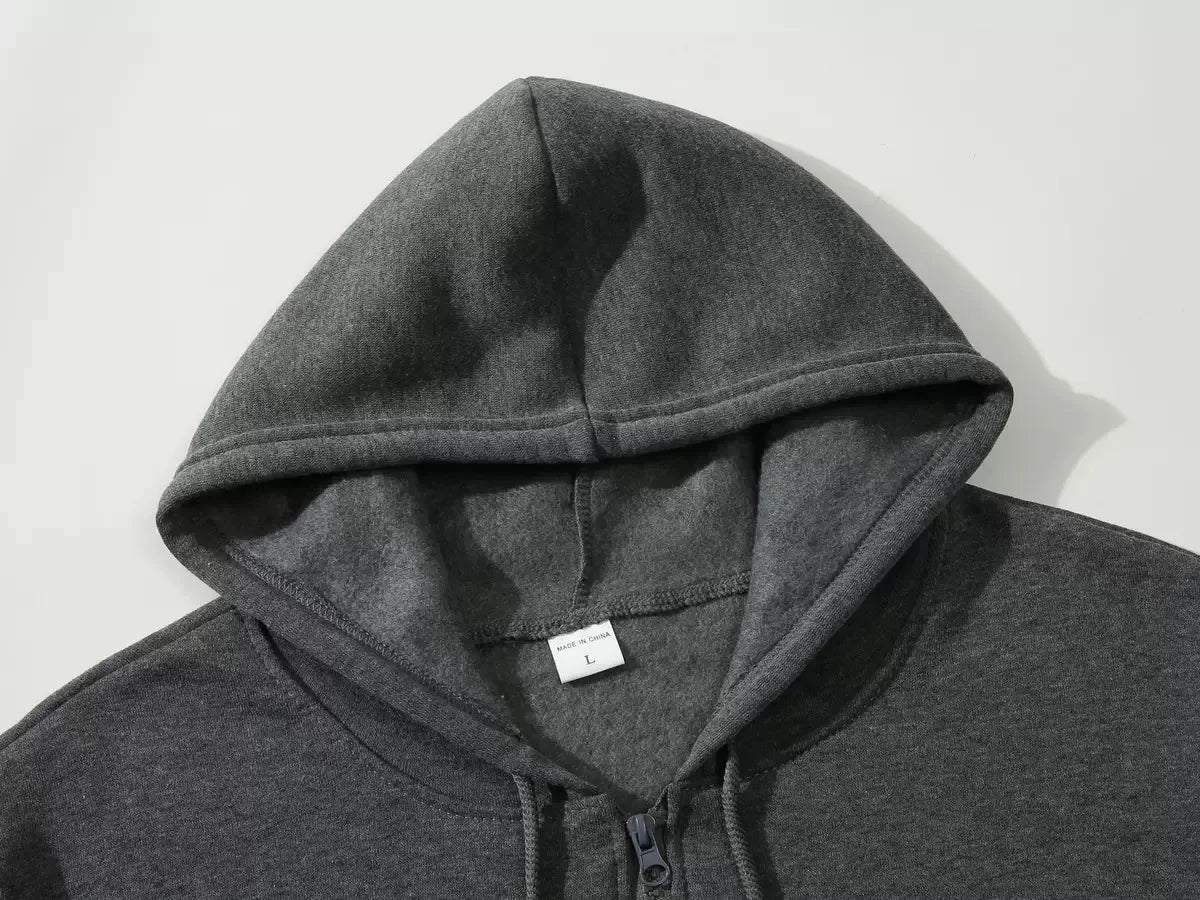 Urban Zip Graphic Hoodie