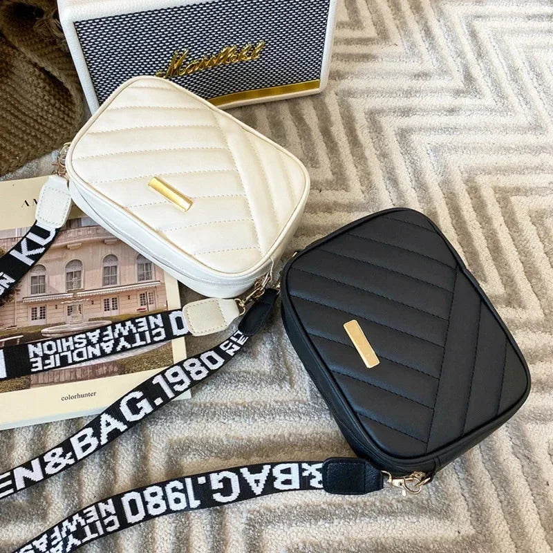Compact Everyday Crossbody Stripe Bag