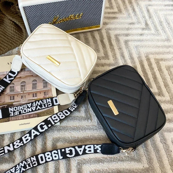 Compact Everyday Crossbody Stripe Bag