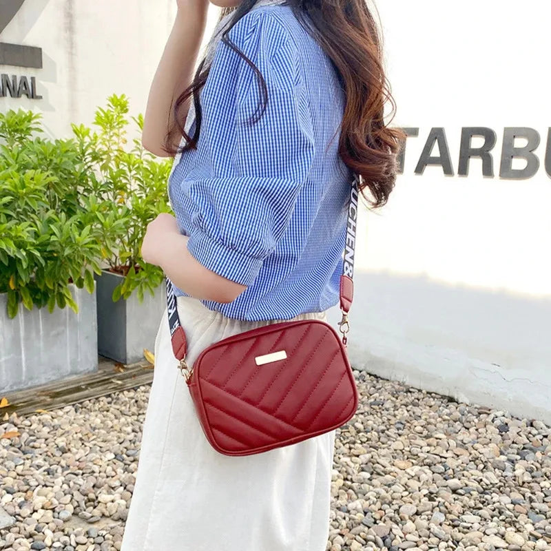 Compact Everyday Crossbody Stripe Bag